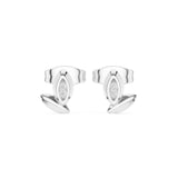 Round Stud Lab Grown Diamond Earrings