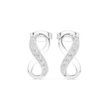 Round Stud Lab Grown Diamond Earrings