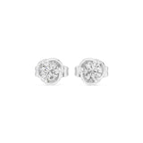 Round Stud Lab Grown Diamond Earrings
