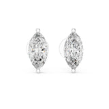 Marquise Stud Lab Grown Diamond Earrings