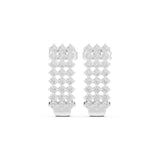 Round Huggie Lab Grown Diamond Earrings