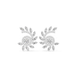 Marquise & Round  Stud Lab Grown Diamond Earrings
