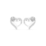 Round Stud Lab Grown Diamond Earrings