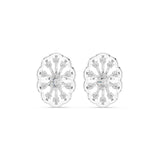 Round & Oval Stud Lab Grown Diamond Earrings
