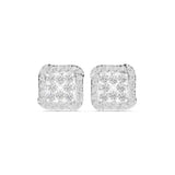 Round Halo Lab Grown Diamond Earrings