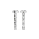 Emerald Drop Lab Grown Diamond Earrings
