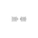 Princess Stud Lab Grown Diamond Earrings