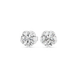 Round Stud Lab Grown Diamond Earrings