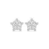 Round Cluster Lab Grown Diamond Earrings