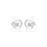 Round Stud Lab Grown Diamond Earrings