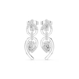 Pear Dangle Lab Grown Diamond Earrings