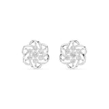 Round Cluster Lab Grown Diamond Earrings