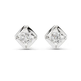 Round Stud Lab Grown Diamond Earrings
