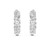 Mixed Huggie Lab Grown Diamond Earrings