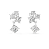 Princess Dangle Lab Grown Diamond Earrings