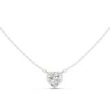 Heart Cut Diamond Bezel Pendant
