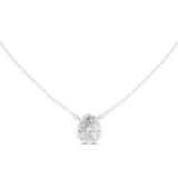 Pear Cut Diamond Bezel Pendant