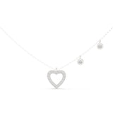 Round Pendant Lab Grown Diamond Necklace