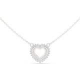 Diamond Heart Pendant Necklace