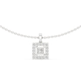 Princess Pendant Lab Grown Diamond Necklace