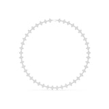 Round Cluster Lab Grown Diamond Necklace