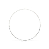 Emerald Tennis Lab Grown Diamond Necklace