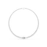 Round Riviera Lab Grown Diamond Necklace