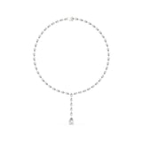 Pear Drop Diamond Cascade Necklace