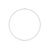 Round Tennis Lab Grown Diamond Necklace