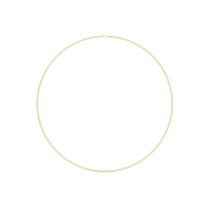 Slim Box Chain Necklace yellow gold video