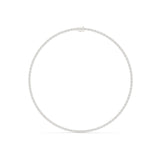 Round Tennis Lab Grown Diamond Necklace