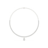 Round Pendant Lab Grown Diamond Necklace