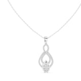 Round Pendant Lab Grown Diamond Necklace