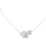 Pear Cluster Lab Grown Diamond Necklace