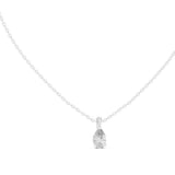 Round Solitaire Lab Grown Diamond Necklace