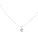 Round Solitaire Lab Grown Diamond Necklace
