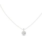 Round Solitaire Lab Grown Diamond Necklace