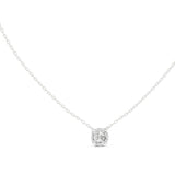 Cushion Solitaire Lab Grown Diamond Necklace