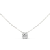 Round Solitaire Lab Grown Diamond Necklace