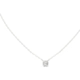 Round Solitaire Lab Grown Diamond Necklace