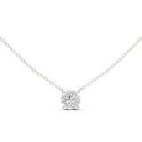 Heart Solitaire Lab Grown Diamond Necklace