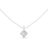 Princess Solitaire Lab Grown Diamond Necklace