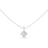 Princess Solitaire Lab Grown Diamond Necklace