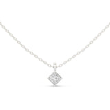 Princess Solitaire Lab Grown Diamond Necklace