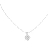 Round Solitaire Lab Grown Diamond Necklace