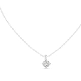 Round Solitaire Lab Grown Diamond Necklace