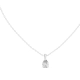 Pear Solitaire Lab Grown Diamond Necklace
