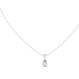 Pear Solitaire Lab Grown Diamond Necklace