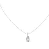 Pear Solitaire Lab Grown Diamond Necklace