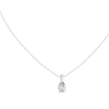 Pear Solitaire Lab Grown Diamond Necklace